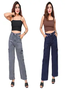 Doll Fashion Women Boyfriend Fit Mildly Distressed Jeans