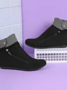 Mochi Suede Block Pumps