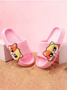 KAPYANSH Women Printed Rubber Sliders