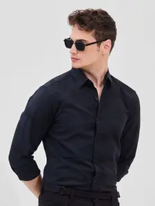 Snitch Men Classic Slim Fit Opaque Casual Shirt