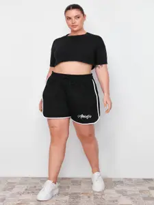 Trendyol Women Plus Size Sports Shorts