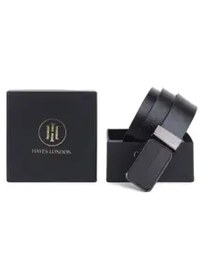 Hayes London Men 2 Leather Reversible Formal Belt