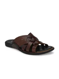 Egoss Men Genuine Leather Comfort Sandals