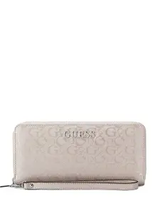 GUESS Women Printed Zip Around Wallet