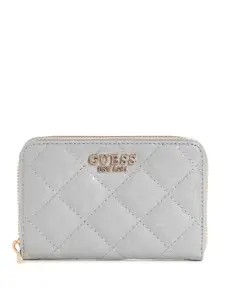 GUESS Women Textured PU Two Fold Wallet