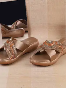 WALKWAY by Metro Women Embellished Open Toe Flats