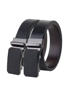 Hayes London Men Pack Of 2 Leather Reversible Formal Belt