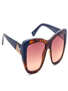 Image Women Square Sunglasses with UV Protected Lens IMS796C1SG