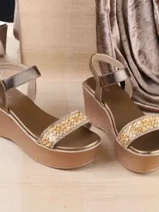 WALKWAY by Metro Embellished Flatform Sandals
