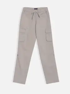Allen Solly Junior Boys Mid-Rise Cargos Trousers