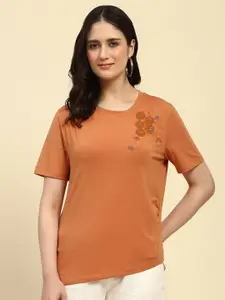 Global Republic Embellished Embroidered Top