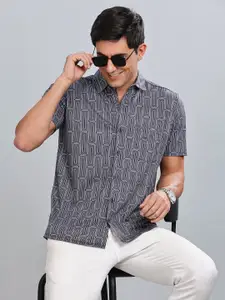 BULLMER Men Standard Opaque Printed Casual Shirt