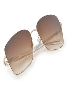 Image Women Square Sunglasses with UV Protected Lens IMS766C1SG