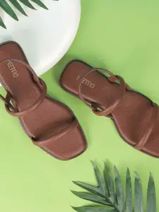 Metro Women Open Toe Flats