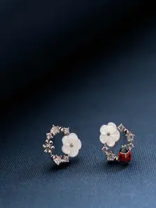 Gargi by P. N. Gadgil & Sons 925 Sterling Silver Contemporary Shaped Studs