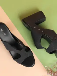 Mochi Women Block Heel Sandals
