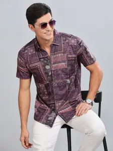 BULLMER Men Standard Opaque Printed Casual Shirt