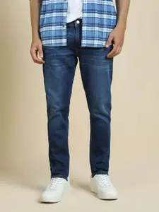 Allen Solly Men Slim Fit Light Fade Mid-Rise Cotton Jeans