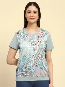 Global Republic Women Printed Cotton Top