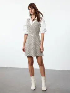 Trendyol Striped A-Line Dress