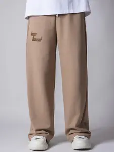 HOP HEAD Men Brand Logo Cotton Mid-Rise Track Pant