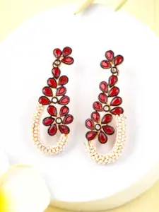 Adwitiya Collection Classic Drop Earrings