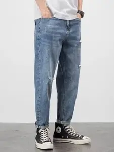 StyleCast Men Low Distress Light Fade Jeans