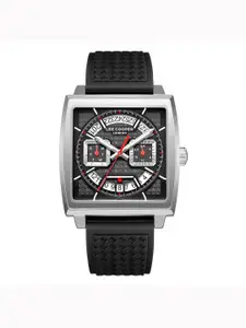 Lee Cooper Men Brass Dial & Straps Analogue Multi Function Watch LC08065.351