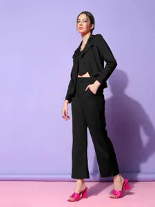 Fashion FRICKS Strapless Top And Trouser With blazer