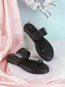 Metro Women Embellished Block Peep Toes