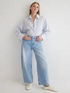 Trendyol Women Heavy Fade Regular Fit Cotton Jeans