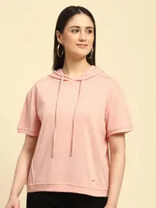 Global Republic Women Hooded Cotton Top