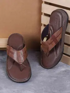 Mochi Men Leather Slip-On Comfort Sandals