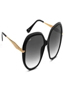 Image Women Square Sunglasses with UV Protected Lens IMS793C1SG