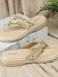 WALKWAY by Metro Embellished Wedge Pumps