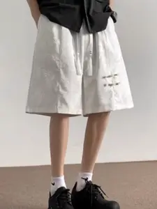 StyleCast Men Regular Fit Mid-Rise Cotton Shorts