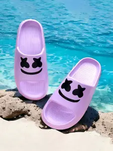 KAPYANSH Women Printed Rubber Sliders