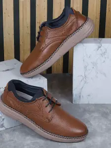 Mochi Men Textured Leather Derbys