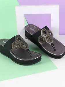 Mochi Women Open Toe Flats