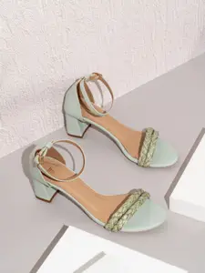 Inc 5 Women Embellished Block Sandals