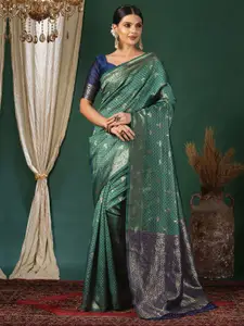 KALINI Ethnic Motifs Zari Banarasi Saree