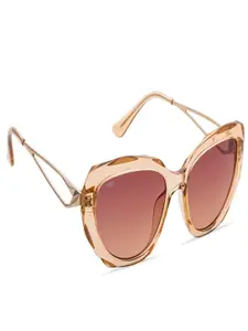 Image Women Oval Sunglasses with UV Protected Lens IMS794C2SG