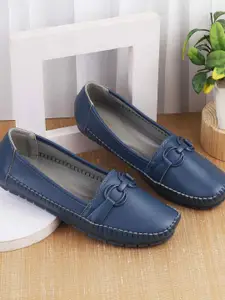 Mochi Women Ballerinas with Buckles Flats