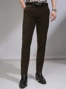 HIGHLANDER Men Cee Corduroy Textured Smart Pant