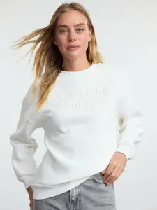 Trendyol Women Printed Pullover Sweatshirt