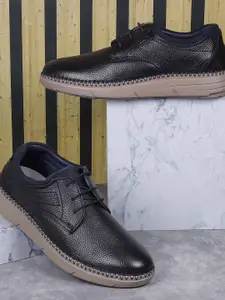 Mochi Men Textured Leather Derbys