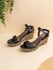 Inc 5 Women High-Top Wedge Sandals