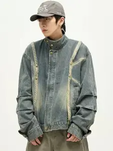 StyleCast Men Washed Lightweight Denim Jacket