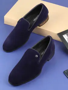 Metro Men Leather Formal Slip-On Shoes