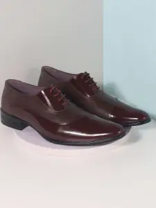 Mochi Men Leather Formal Derbys Shoes